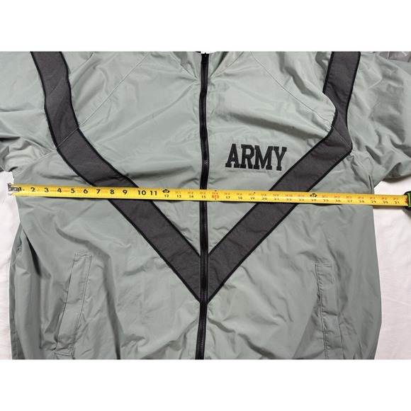 Men's Army IFPU Jacket Gray Vented Full Zip Long Sleeve Size 2XL Military Coat - Picture 7 of 9